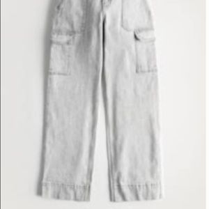 Hollister high rise baggy wide leg jeans